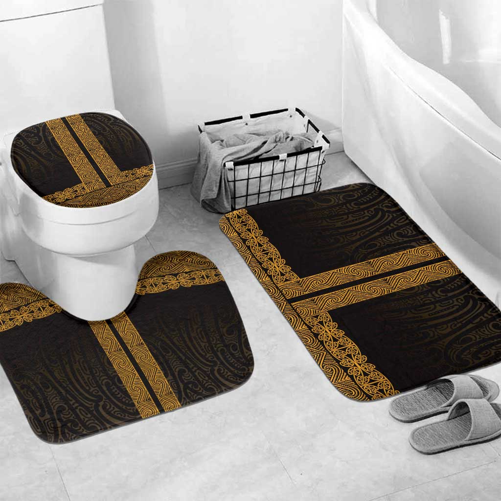 New Zealand Maori Kowhaiwhai Bathroom Set Karaka Maui and Mangopare - Aussie Hoodie