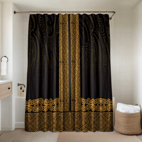 New Zealand Maori Kowhaiwhai Bathroom Set Karaka Maui and Mangopare - Aussie Hoodie