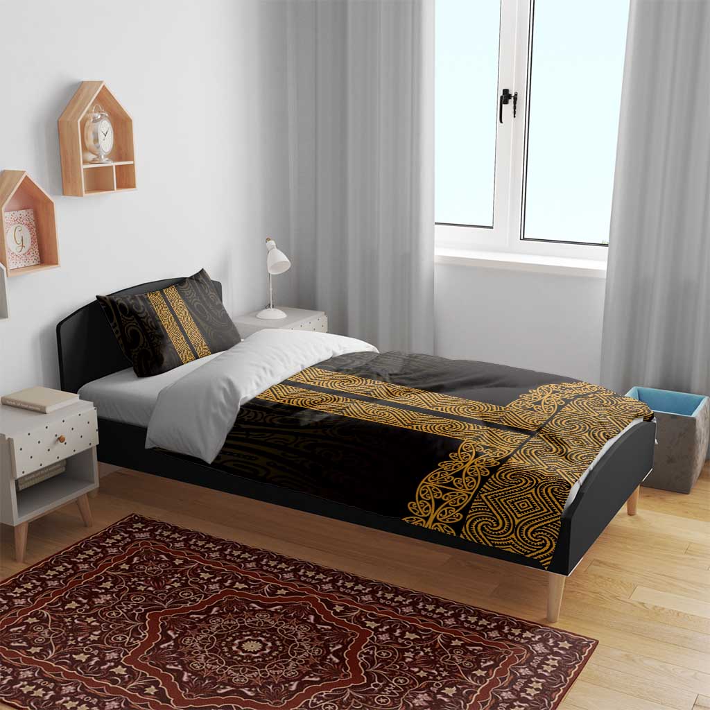 New Zealand Maori Kowhaiwhai Bedding Set Karaka Maui and Mangopare