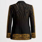 New Zealand Maori Kowhaiwhai Blazer Karaka Maui and Mangopare - Aussie Hoodie
