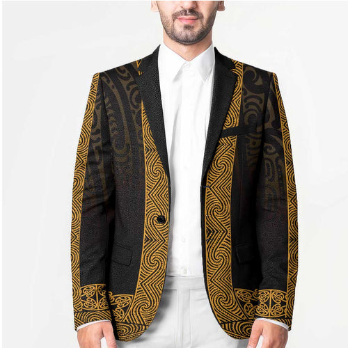 New Zealand Maori Kowhaiwhai Blazer Karaka Maui and Mangopare - Aussie Hoodie
