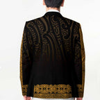 New Zealand Maori Kowhaiwhai Blazer Karaka Maui and Mangopare - Aussie Hoodie