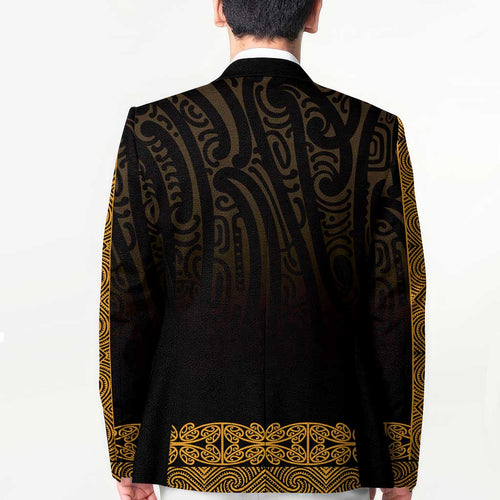New Zealand Maori Kowhaiwhai Blazer Karaka Maui and Mangopare - Aussie Hoodie