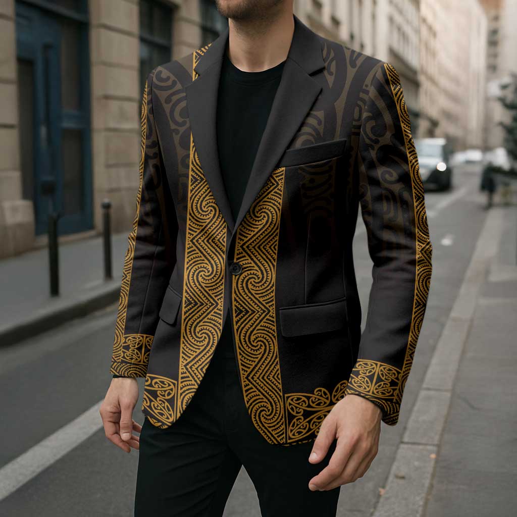 New Zealand Maori Kowhaiwhai Blazer Karaka Maui and Mangopare - Aussie Hoodie