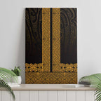 New Zealand Maori Kowhaiwhai Canvas Wall Art Karaka Maui and Mangopare