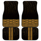 New Zealand Maori Kowhaiwhai Car Mats Karaka Maui and Mangopare