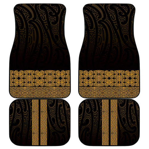 New Zealand Maori Kowhaiwhai Car Mats Karaka Maui and Mangopare