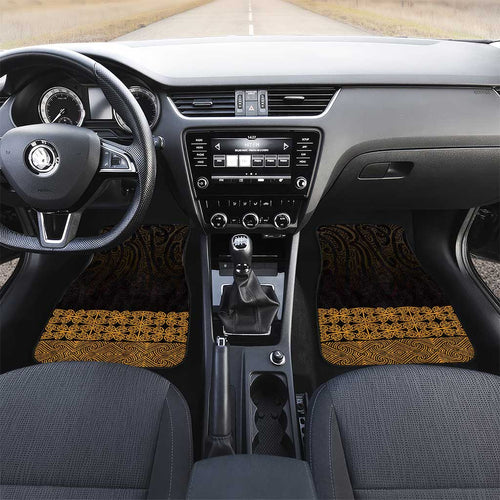 New Zealand Maori Kowhaiwhai Car Mats Karaka Maui and Mangopare