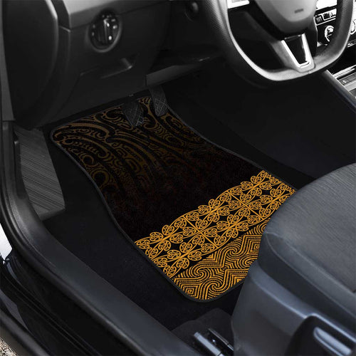 New Zealand Maori Kowhaiwhai Car Mats Karaka Maui and Mangopare
