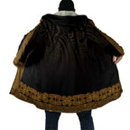 New Zealand Maori Kowhaiwhai Cloak Karaka Maui and Mangopare - Aussie Hoodie