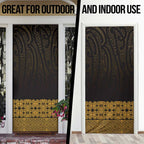 New Zealand Maori Kowhaiwhai Door Cover Karaka Maui and Mangopare - Aussie Hoodie