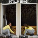 New Zealand Maori Kowhaiwhai Door Cover Karaka Maui and Mangopare - Aussie Hoodie