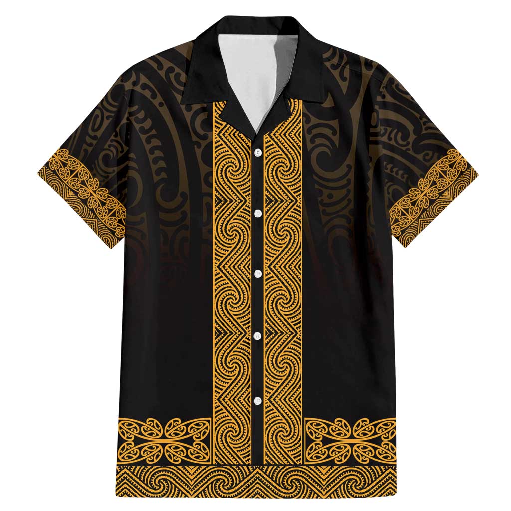 New Zealand Maori Kowhaiwhai Family Matching Mermaid Dress and Hawaiian Shirt Karaka Maui and Mangopare