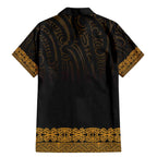 New Zealand Maori Kowhaiwhai Family Matching Mermaid Dress and Hawaiian Shirt Karaka Maui and Mangopare