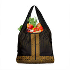 New Zealand Maori Kowhaiwhai Grocery Bag Karaka Maui and Mangopare