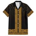 New Zealand Maori Kowhaiwhai Hawaiian Shirt Karaka Maui and Mangopare