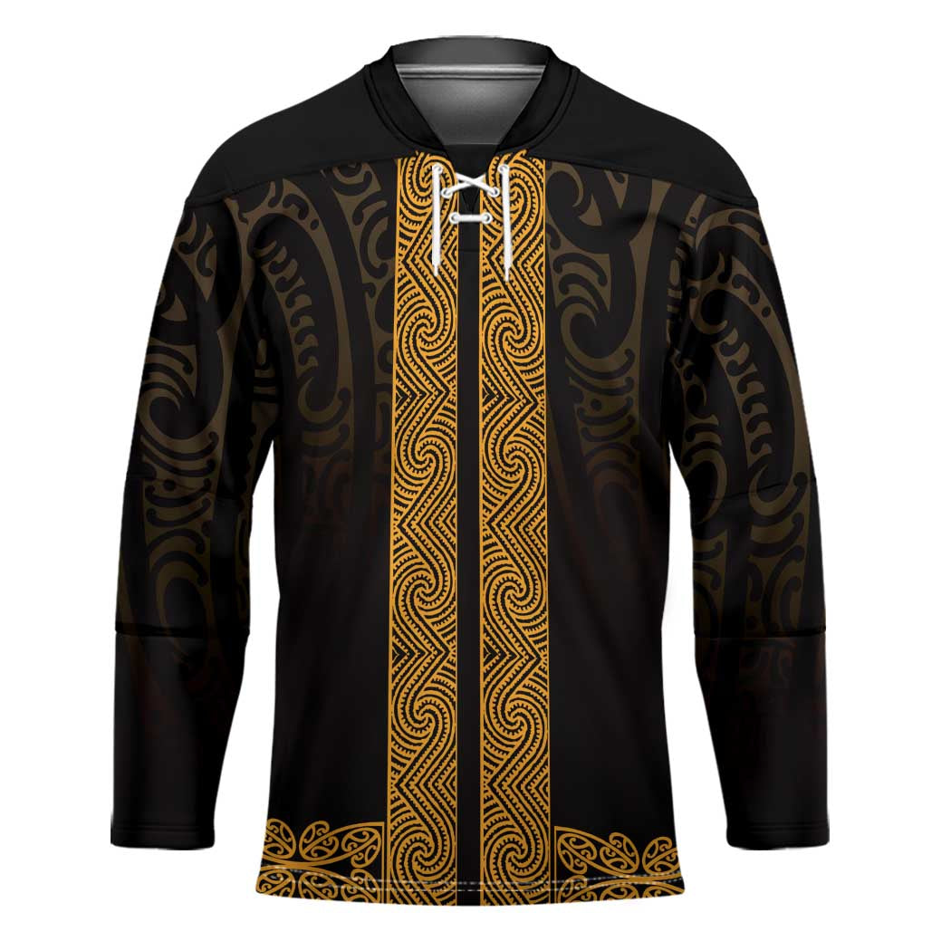 New Zealand Maori Kowhaiwhai Hockey Jersey Karaka Maui and Mangopare - Aussie Hoodie