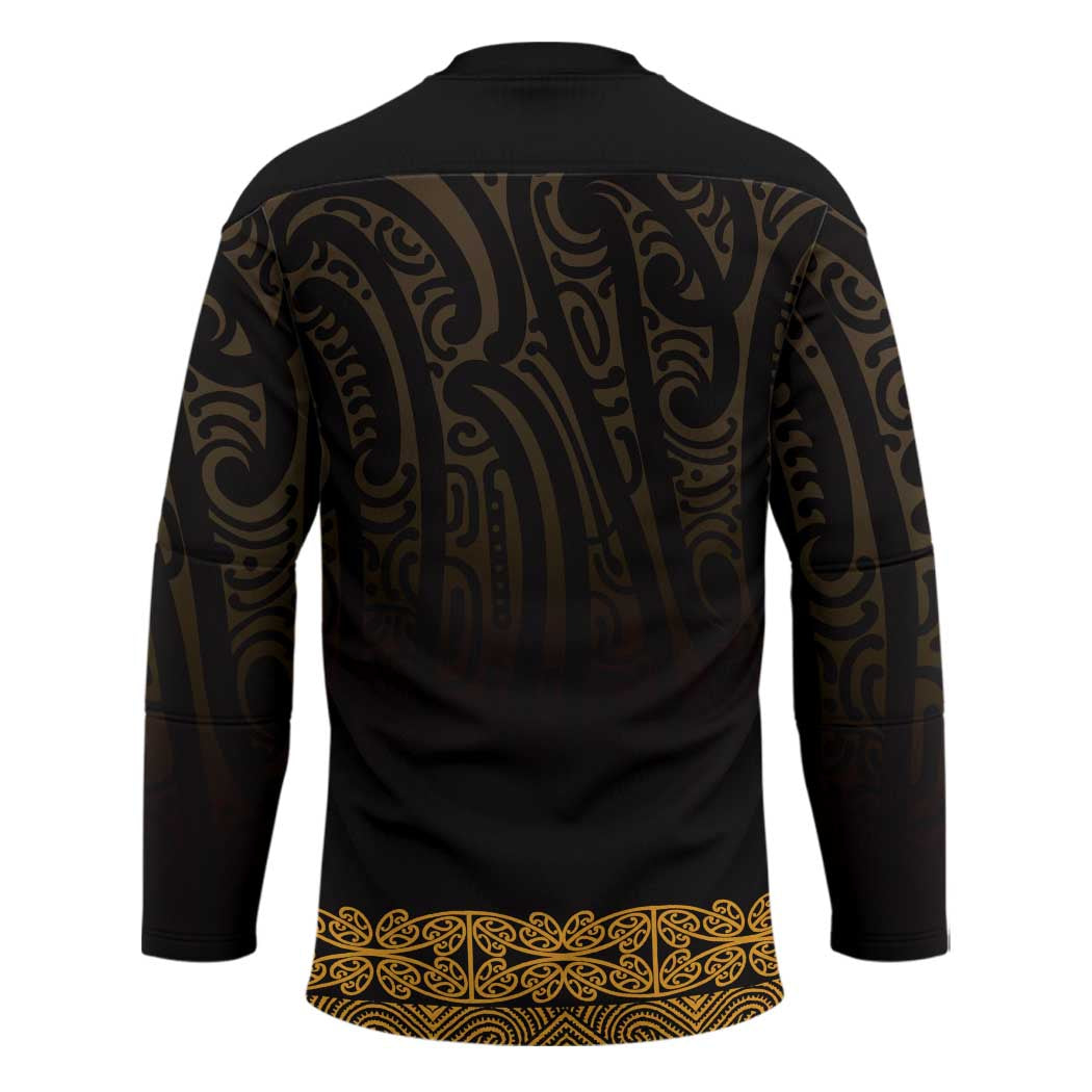 New Zealand Maori Kowhaiwhai Hockey Jersey Karaka Maui and Mangopare - Aussie Hoodie