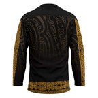 New Zealand Maori Kowhaiwhai Hockey Jersey Karaka Maui and Mangopare - Aussie Hoodie