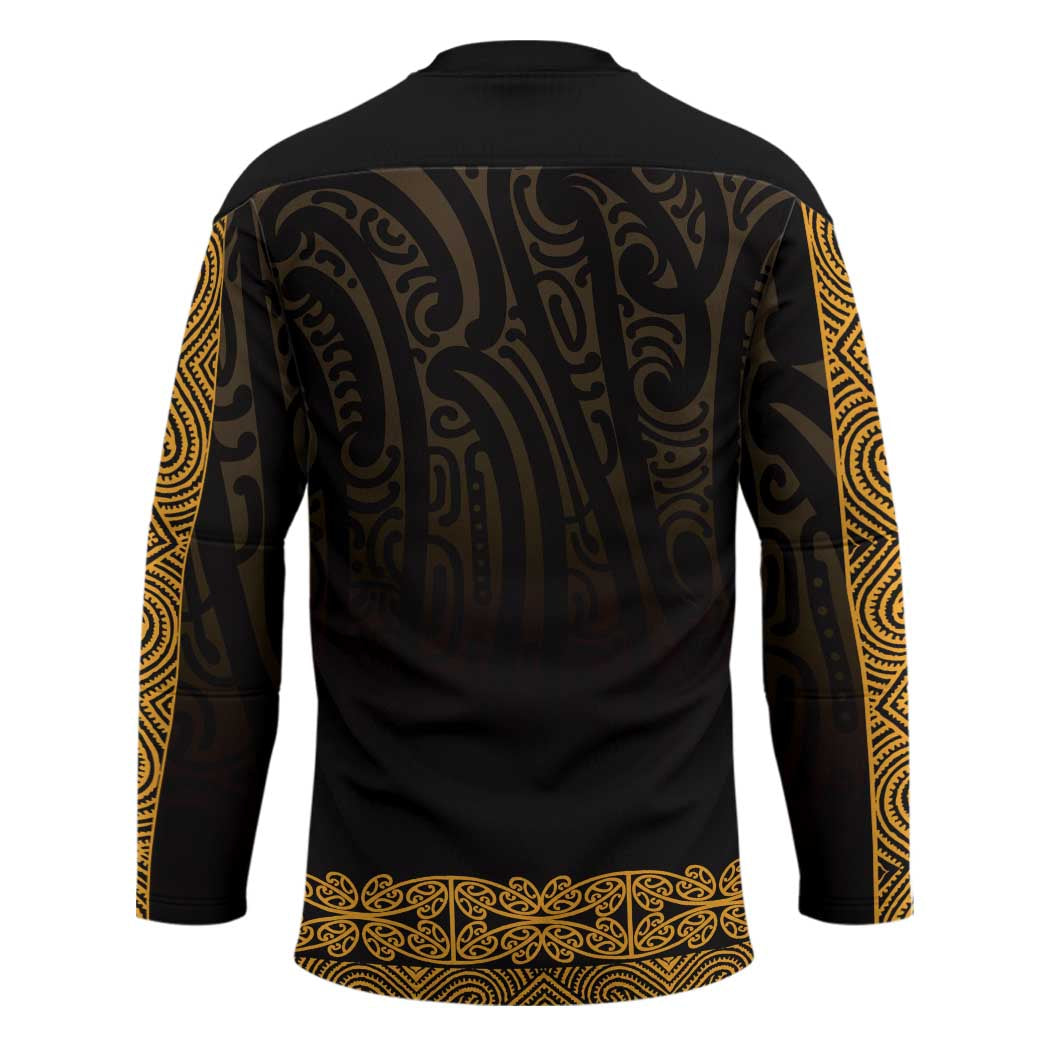 New Zealand Maori Kowhaiwhai Hockey Jersey Karaka Maui and Mangopare - Aussie Hoodie