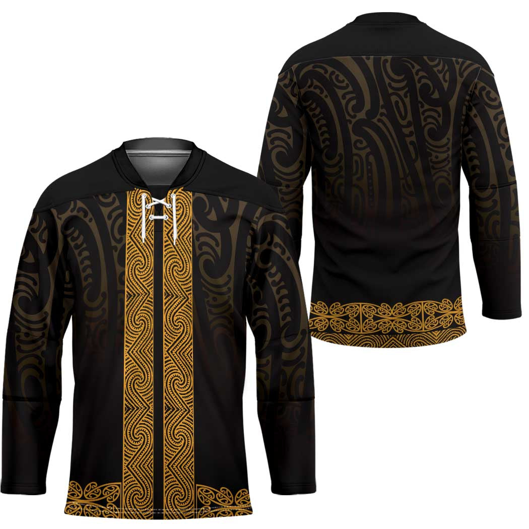 New Zealand Maori Kowhaiwhai Hockey Jersey Karaka Maui and Mangopare - Aussie Hoodie