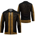 New Zealand Maori Kowhaiwhai Hockey Jersey Karaka Maui and Mangopare - Aussie Hoodie