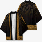 New Zealand Maori Kowhaiwhai Kimono Karaka Maui and Mangopare - Aussie Hoodie