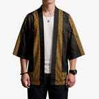 New Zealand Maori Kowhaiwhai Kimono Karaka Maui and Mangopare - Aussie Hoodie