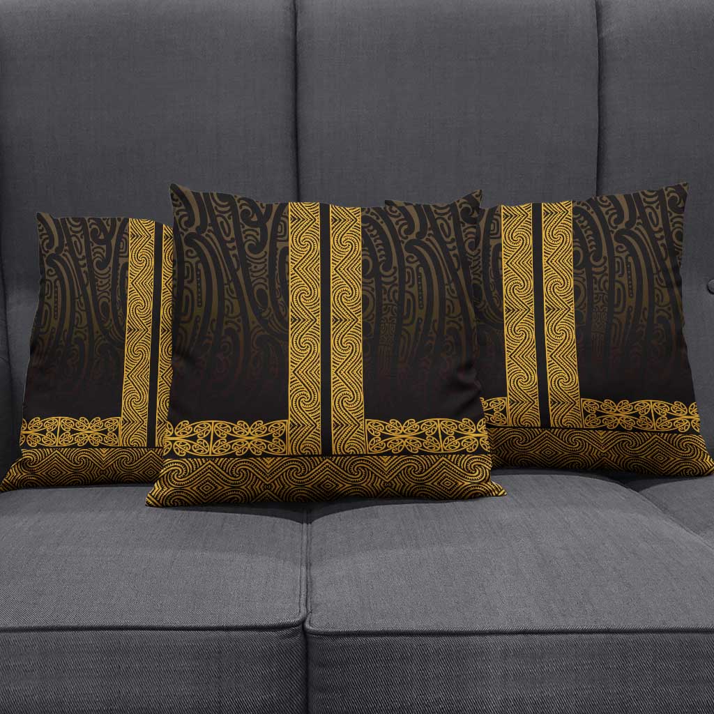 New Zealand Maori Kowhaiwhai Pillow Cover Karaka Maui and Mangopare - Aussie Hoodie