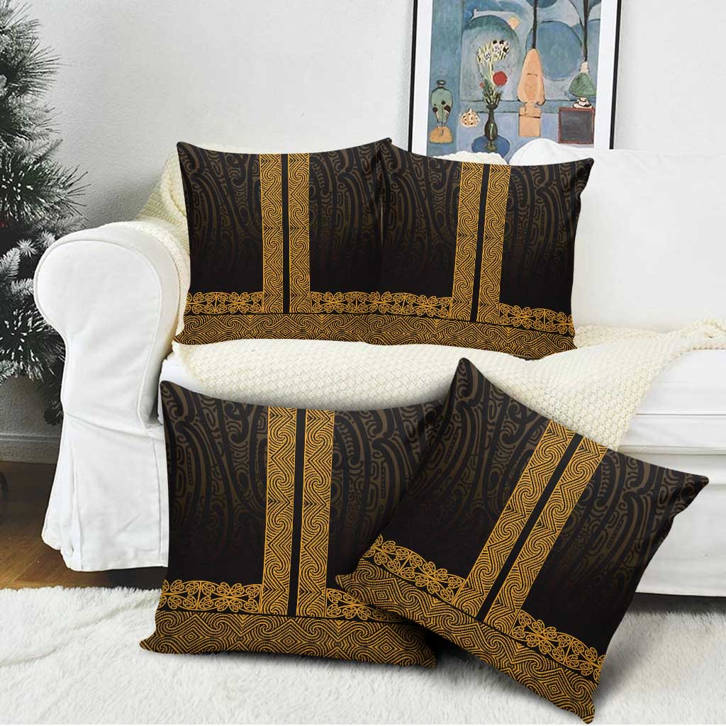 New Zealand Maori Kowhaiwhai Pillow Cover Karaka Maui and Mangopare - Aussie Hoodie