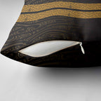 New Zealand Maori Kowhaiwhai Pillow Cover Karaka Maui and Mangopare - Aussie Hoodie
