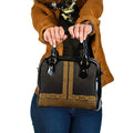 New Zealand Maori Kowhaiwhai Shoulder Handbag Karaka Maui and Mangopare