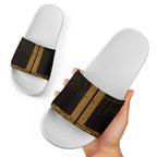 New Zealand Maori Kowhaiwhai Slide Sandals Karaka Maui and Mangopare - Aussie Hoodie