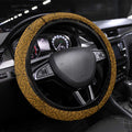 New Zealand Maori Kowhaiwhai Steering Wheel Cover Karaka Maui and Mangopare
