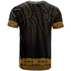 New Zealand Maori Kowhaiwhai T Shirt Karaka Maui and Mangopare