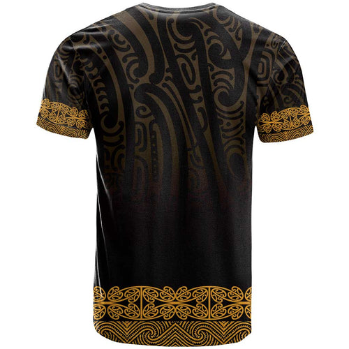 New Zealand Maori Kowhaiwhai T Shirt Karaka Maui and Mangopare