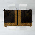 New Zealand Maori Kowhaiwhai Tablecloth Karaka Maui and Mangopare