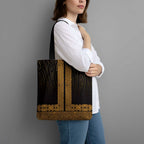 New Zealand Maori Kowhaiwhai Tote Bag Karaka Maui and Mangopare - Aussie Hoodie