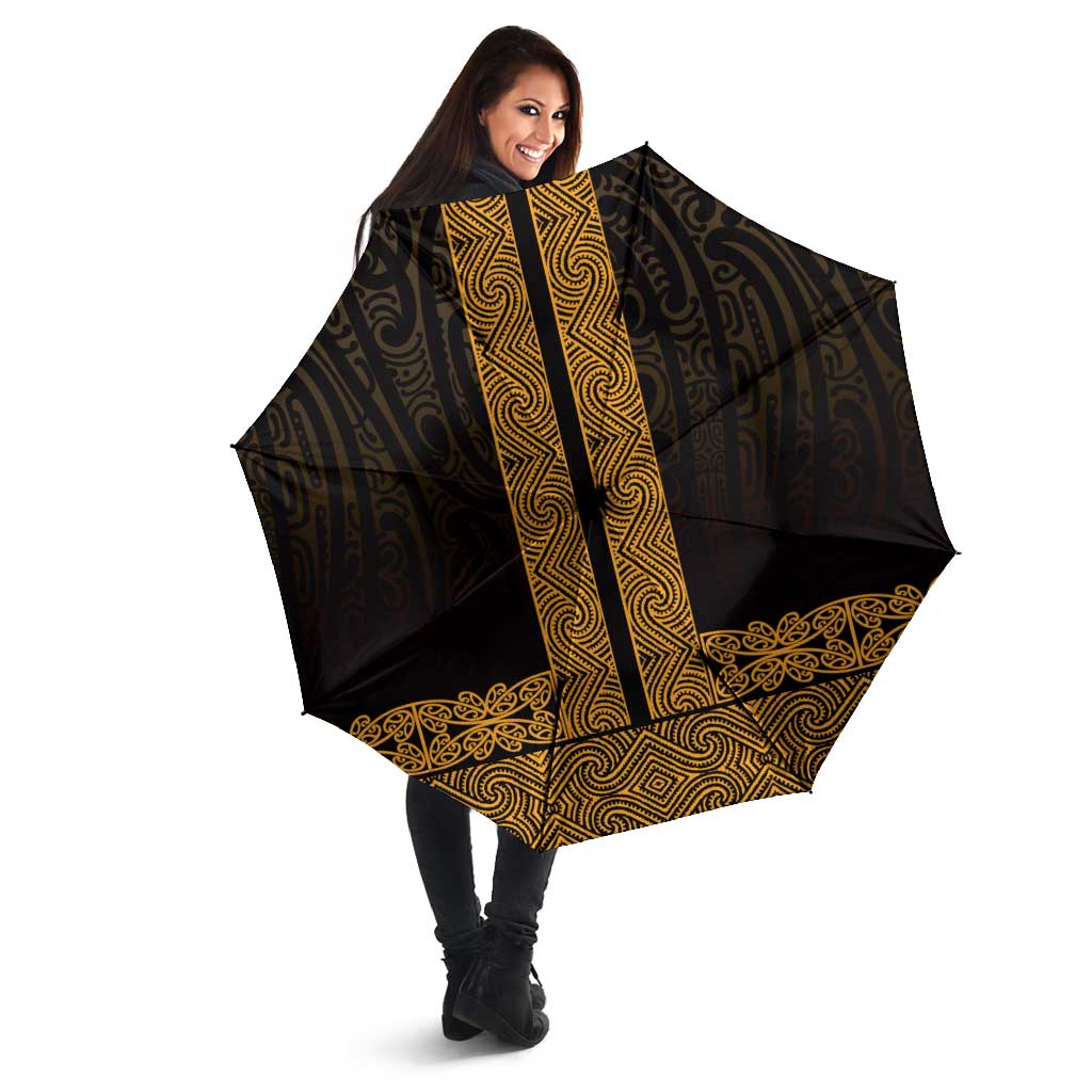 New Zealand Maori Kowhaiwhai Umbrella Karaka Maui and Mangopare - Aussie Hoodie