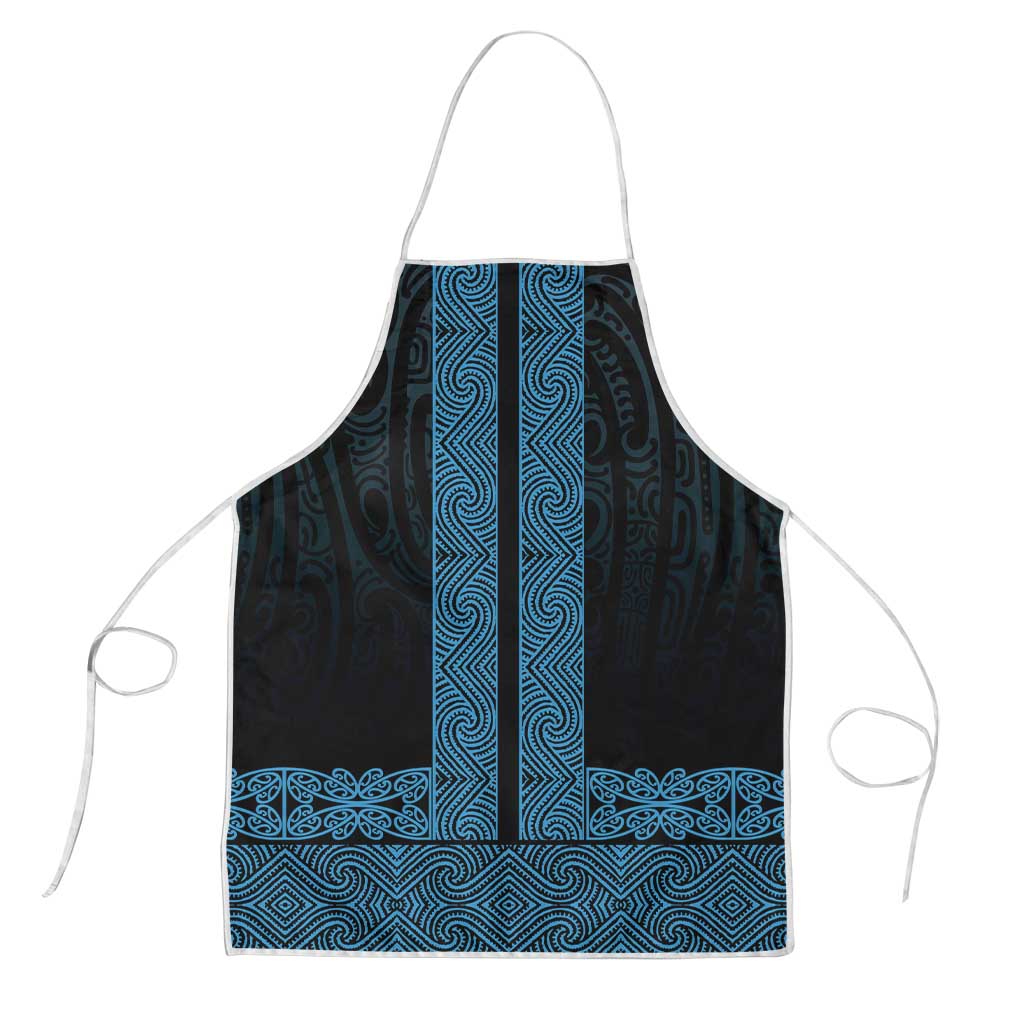 New Zealand Maori Kowhaiwhai Apron Kikorangi Maui and Mangopare - Aussie Hoodie