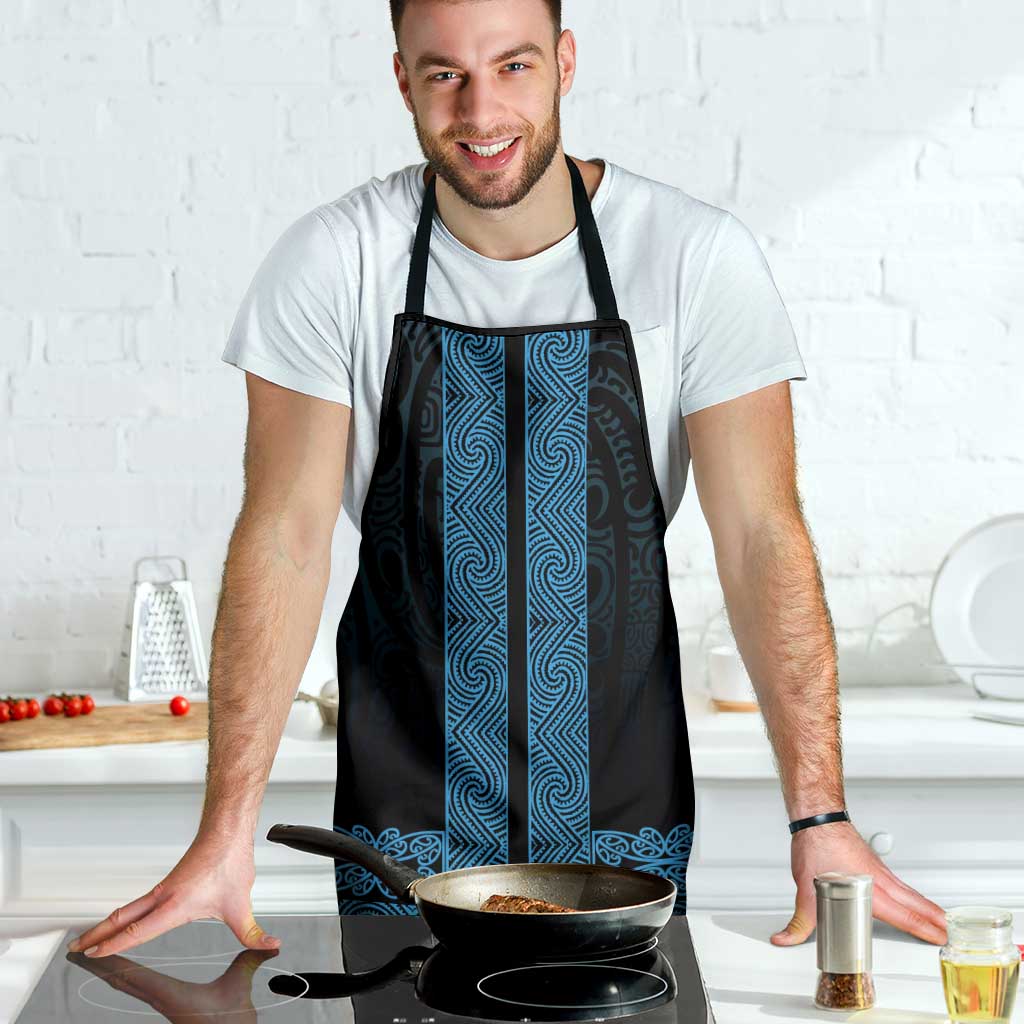 New Zealand Maori Kowhaiwhai Apron Kikorangi Maui and Mangopare - Aussie Hoodie