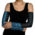 New Zealand Maori Kowhaiwhai Arm Sleeves Kikorangi Maui and Mangopare - Aussie Hoodie