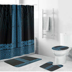 New Zealand Maori Kowhaiwhai Bathroom Set Kikorangi Maui and Mangopare - Aussie Hoodie