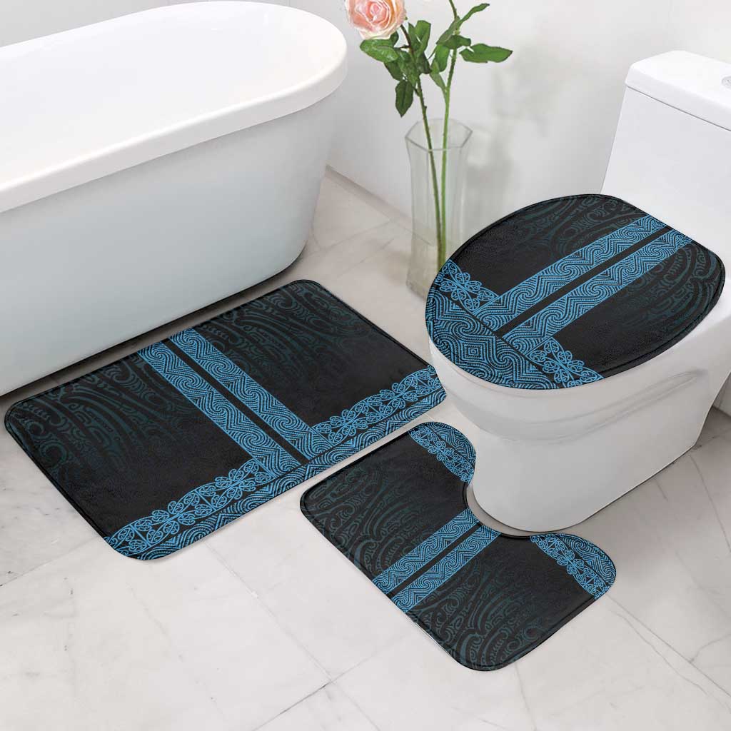 New Zealand Maori Kowhaiwhai Bathroom Set Kikorangi Maui and Mangopare - Aussie Hoodie