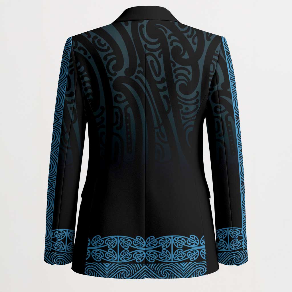 New Zealand Maori Kowhaiwhai Blazer Kikorangi Maui and Mangopare - Aussie Hoodie