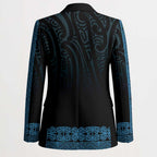 New Zealand Maori Kowhaiwhai Blazer Kikorangi Maui and Mangopare - Aussie Hoodie