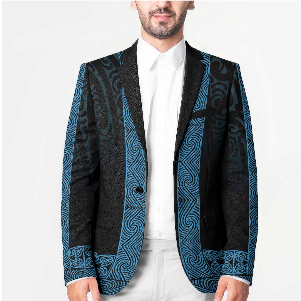 New Zealand Maori Kowhaiwhai Blazer Kikorangi Maui and Mangopare - Aussie Hoodie