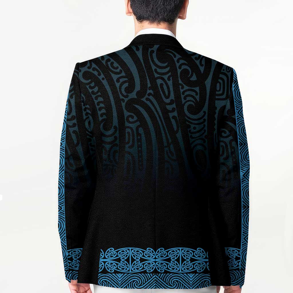 New Zealand Maori Kowhaiwhai Blazer Kikorangi Maui and Mangopare - Aussie Hoodie