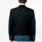 New Zealand Maori Kowhaiwhai Blazer Kikorangi Maui and Mangopare - Aussie Hoodie