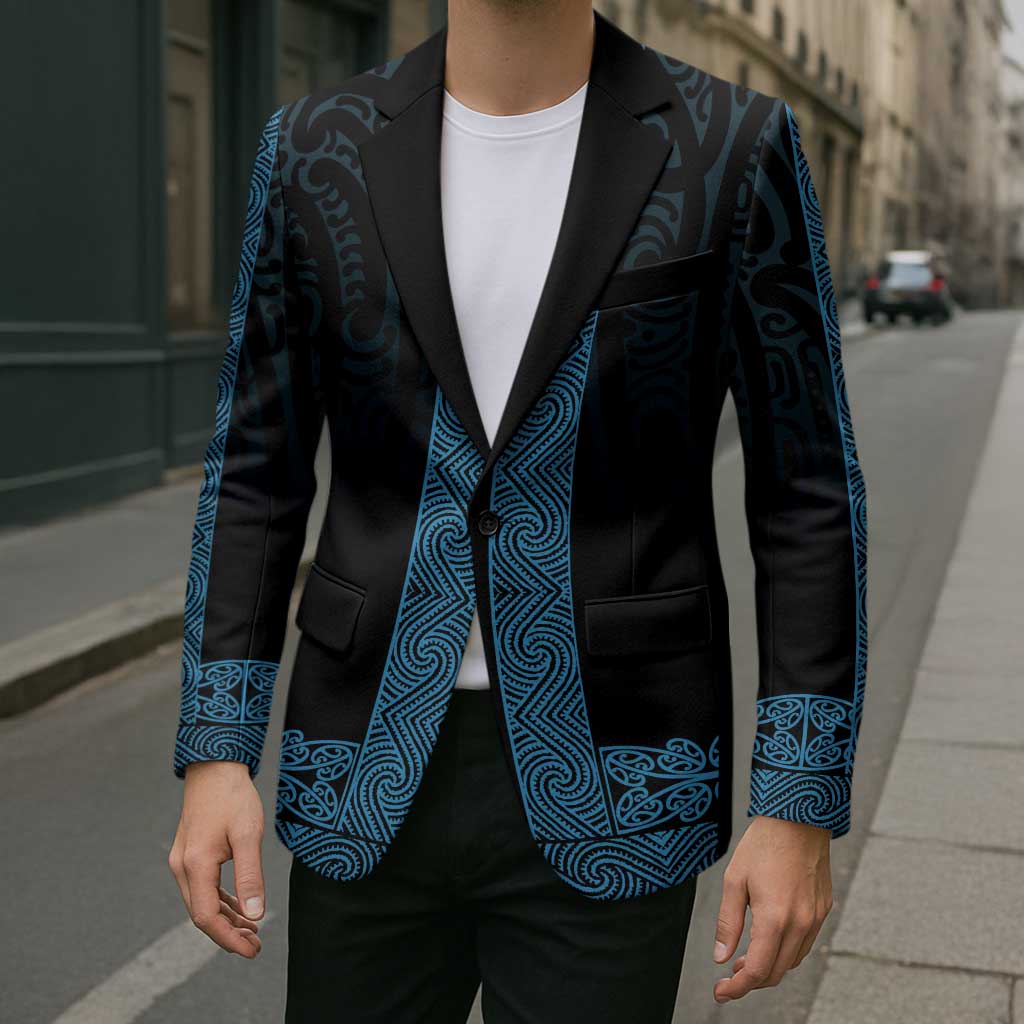 New Zealand Maori Kowhaiwhai Blazer Kikorangi Maui and Mangopare - Aussie Hoodie